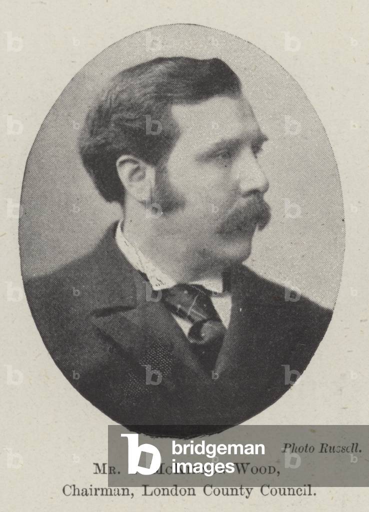 Mr T McKinnon Wood, Chairman, London County Council (b/w photo)