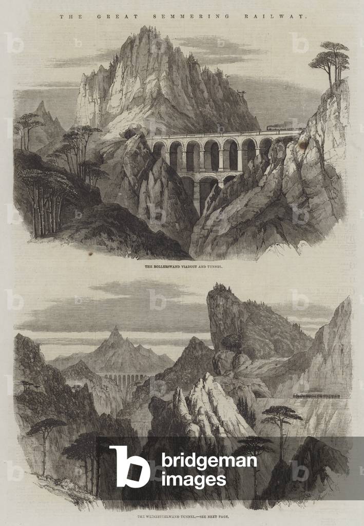 The Great Semmering Railway (engraving)