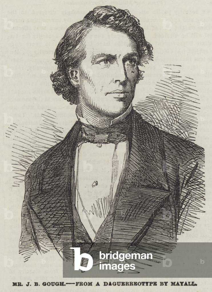 Mr J B Gough (engraving)