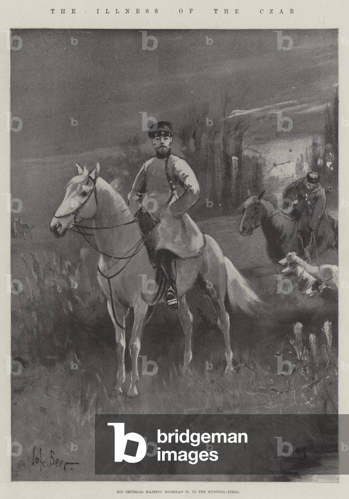 The Illness of the Czar (litho)