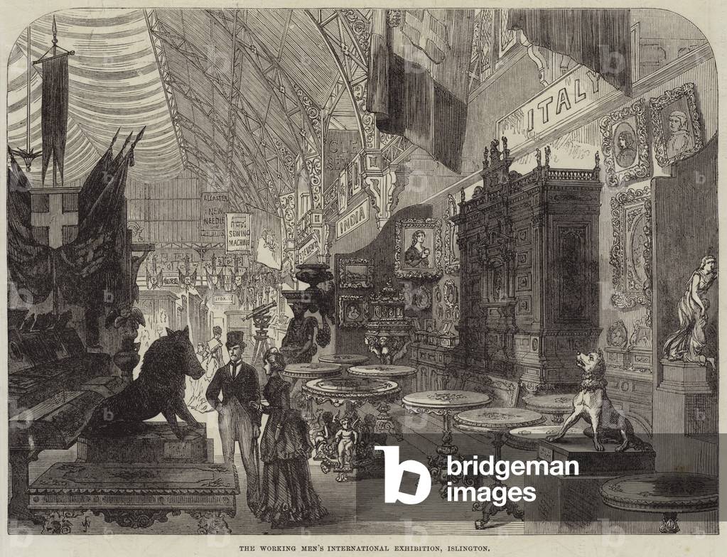 The Working Men's International Exhibition, Islington (engraving)