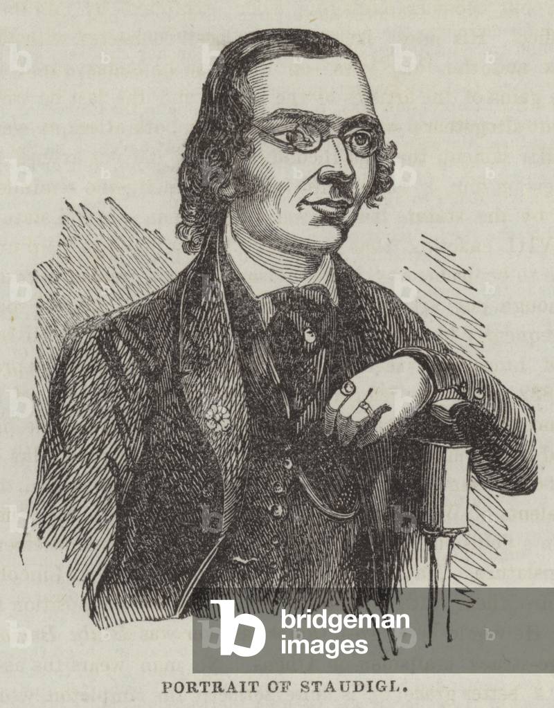 Portrait of Staudigl (engraving)