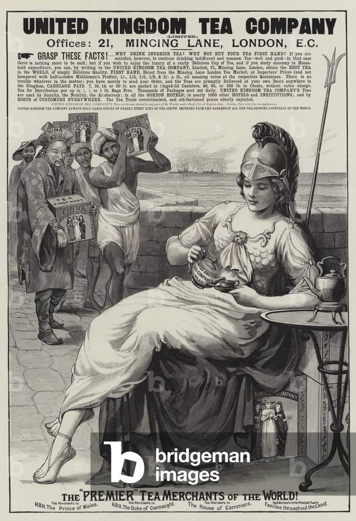 Advertisement, United Kingdom Tea Company (engraving)