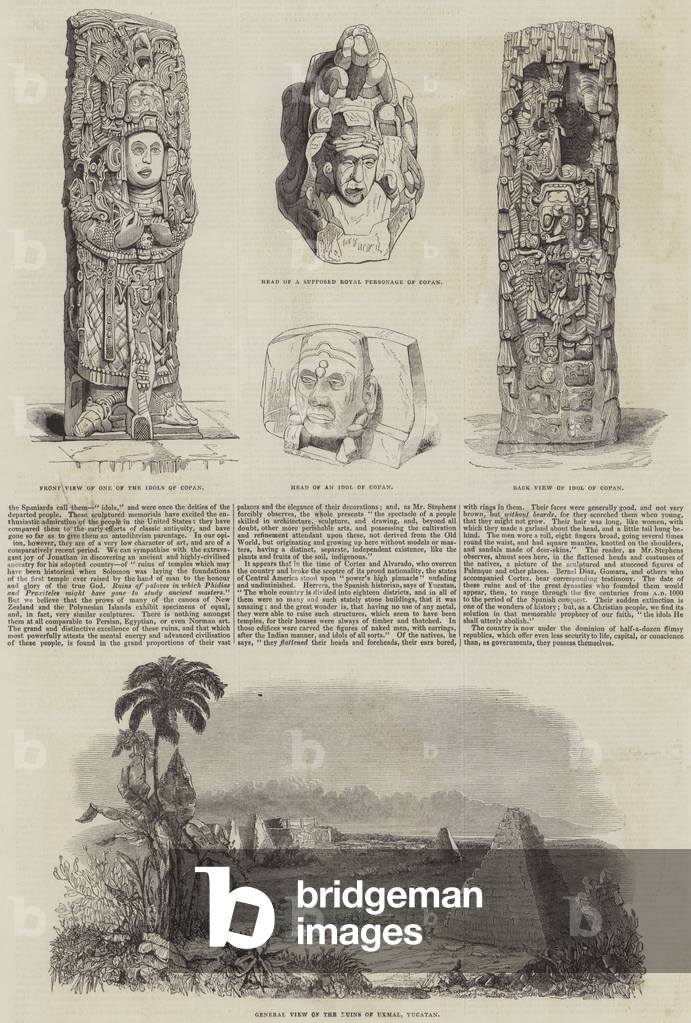 Extinct Cities of Central America (engraving)
