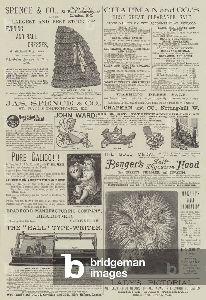 Page of Advertisements (engraving)
