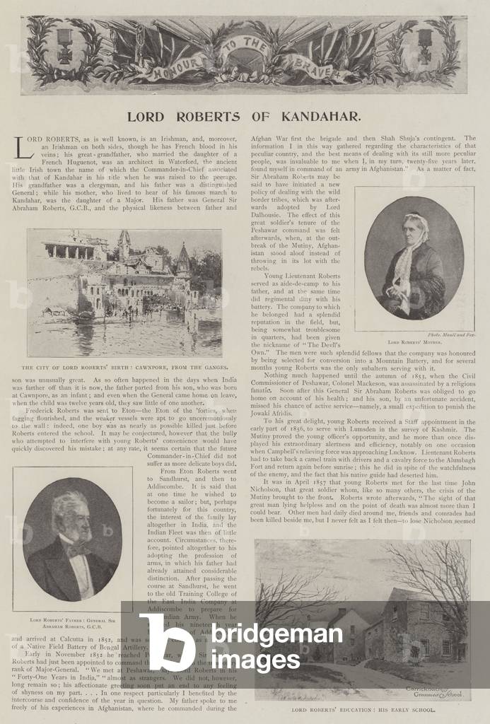 Lord Roberts of Kandahar (litho)