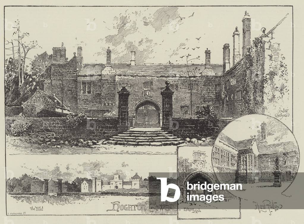 Hoghton Tower in Lancashire (engraving)