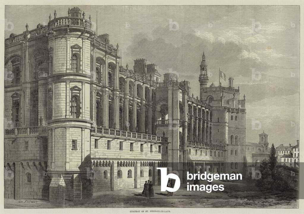 Chateau of St Germain-en-Laye (engraving)