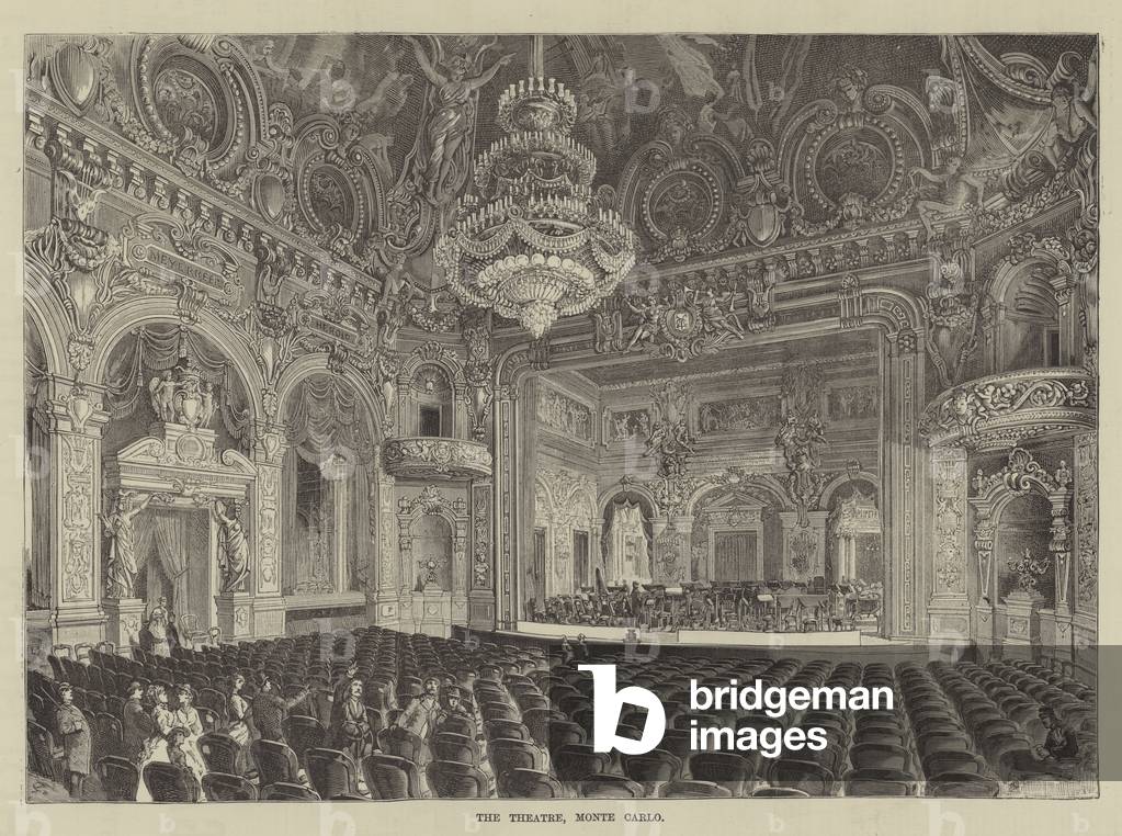 The Theatre, Monte Carlo (engraving)