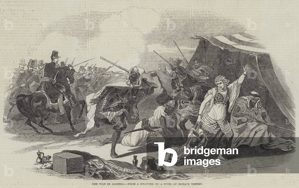 The War in Algeria (engraving)