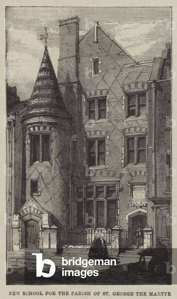 New School for the Parish of St George the Martyr (engraving)