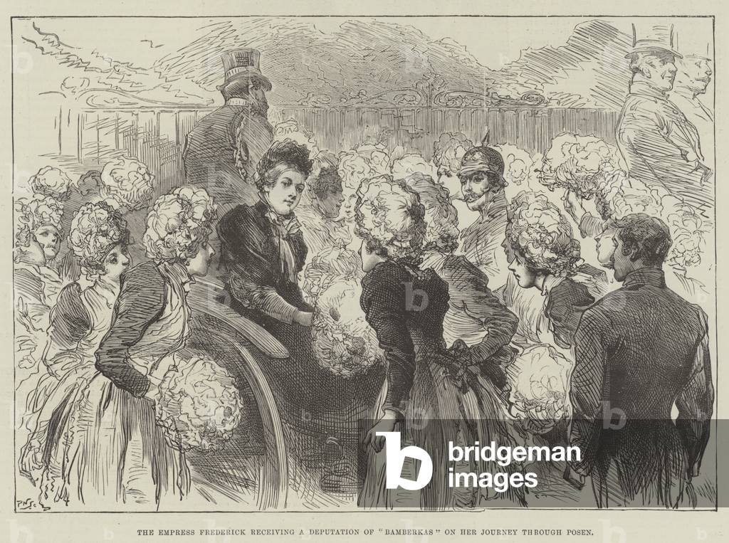 The Empress Frederick receiving a Deputation of 