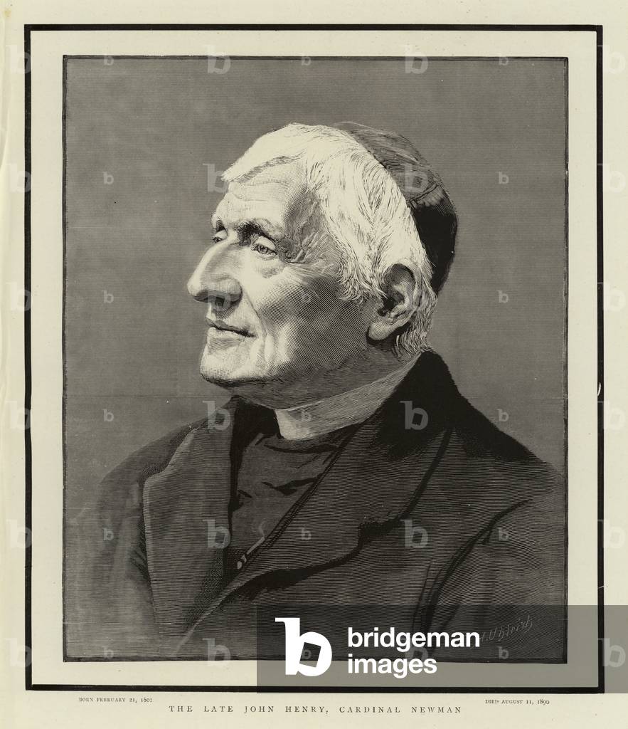 The Late John Henry, Cardinal Newman (engraving)