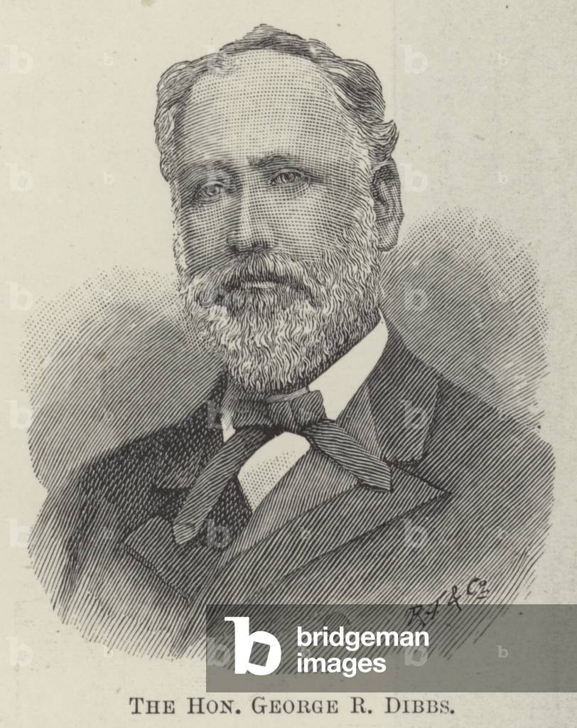The Honourable George R Dibbs (engraving)