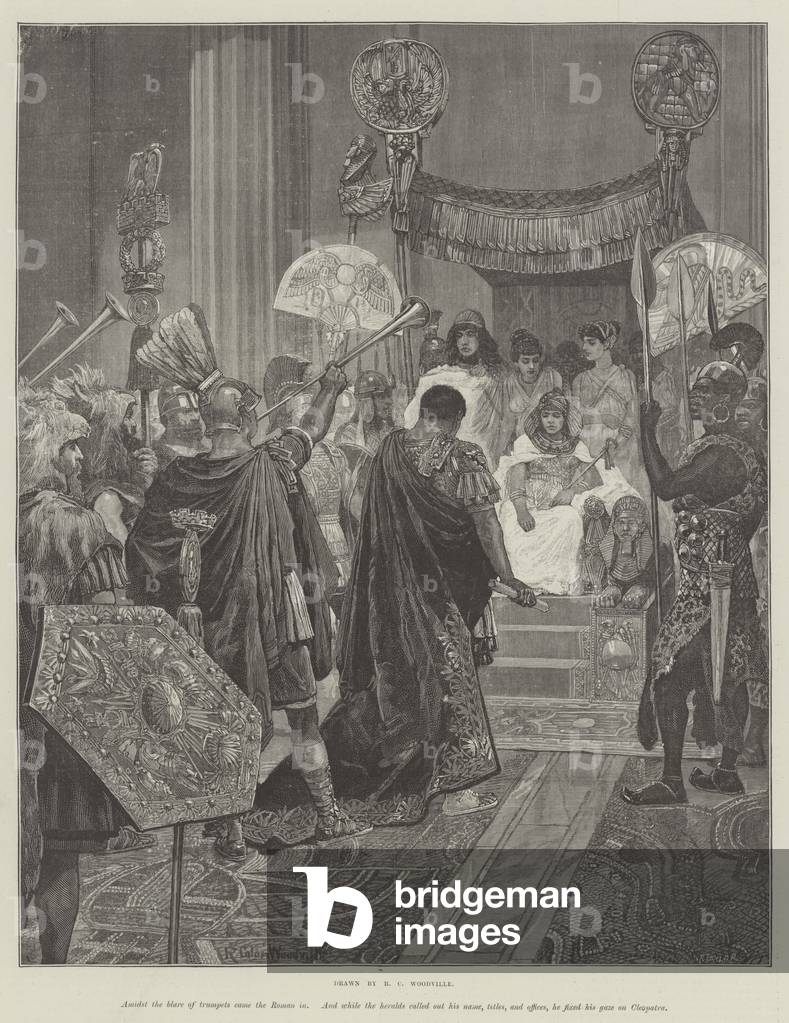 Cleopatra, by H Rider Haggard (engraving)