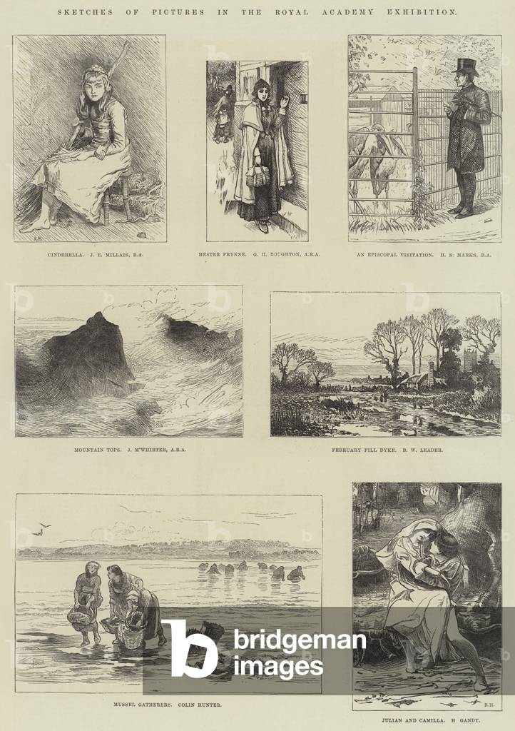 Sketches of Pictures in the Royal Academy Exhibition (engraving)