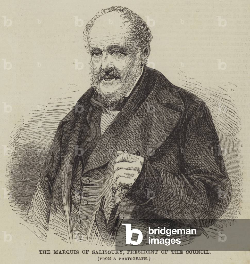 The Marquis of Salisbury, President of the Council (engraving)