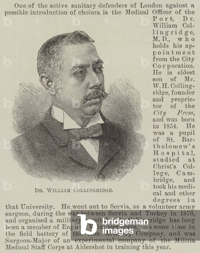 Dr William Collingridge (engraving)