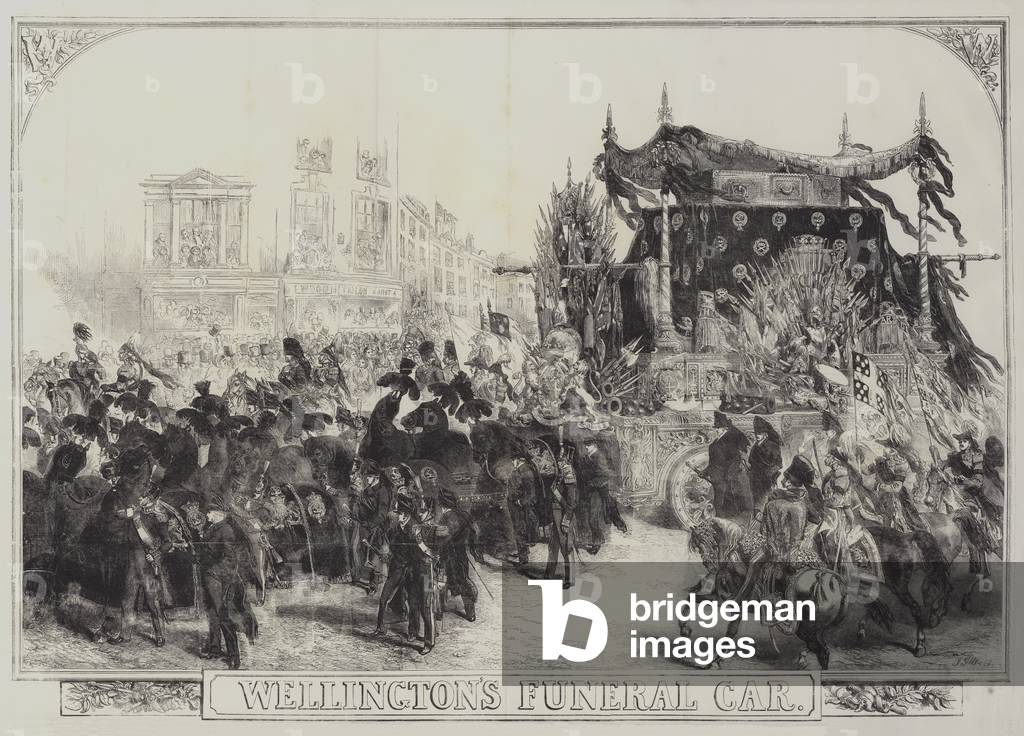 Wellington's Funeral Car (engraving)