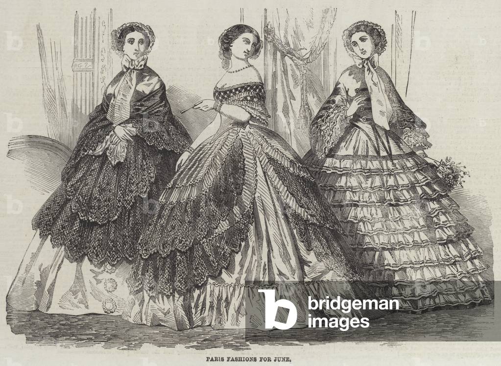 Paris Fashions for June (engraving)