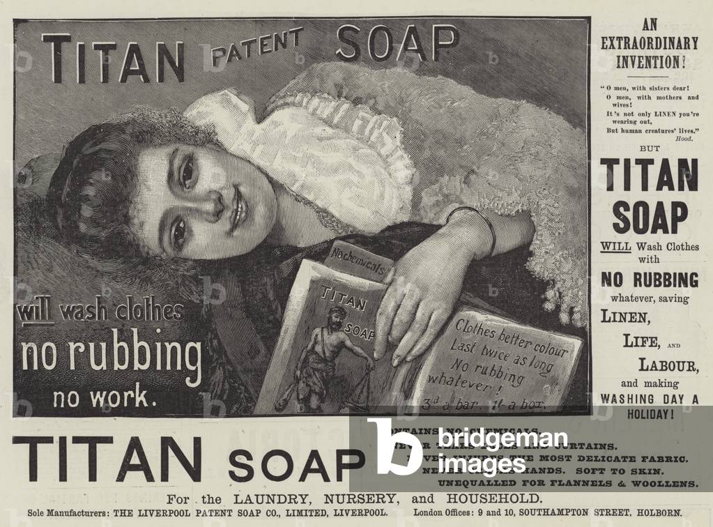 Advertisement, Titan Soap (engraving)