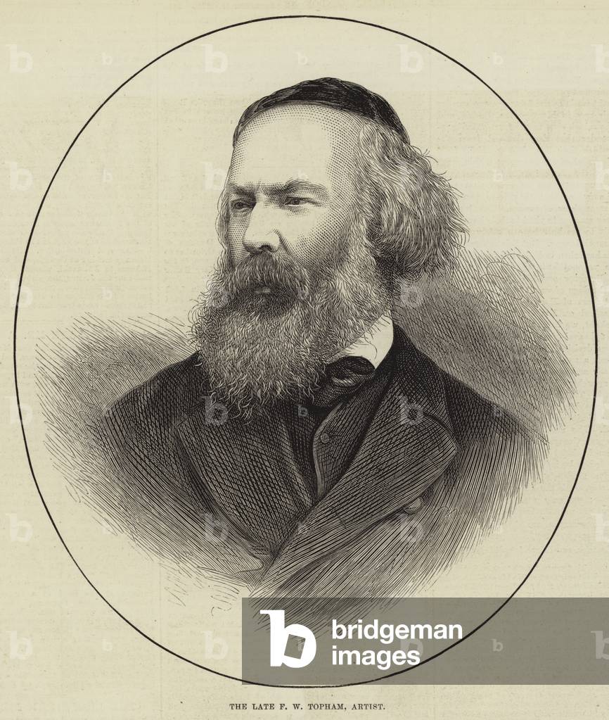 The Late F W Topham, Artist (engraving)