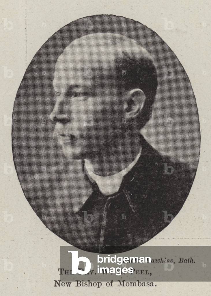 The Reverend W G Peel, New Bishop of Mombasa (b/w photo)