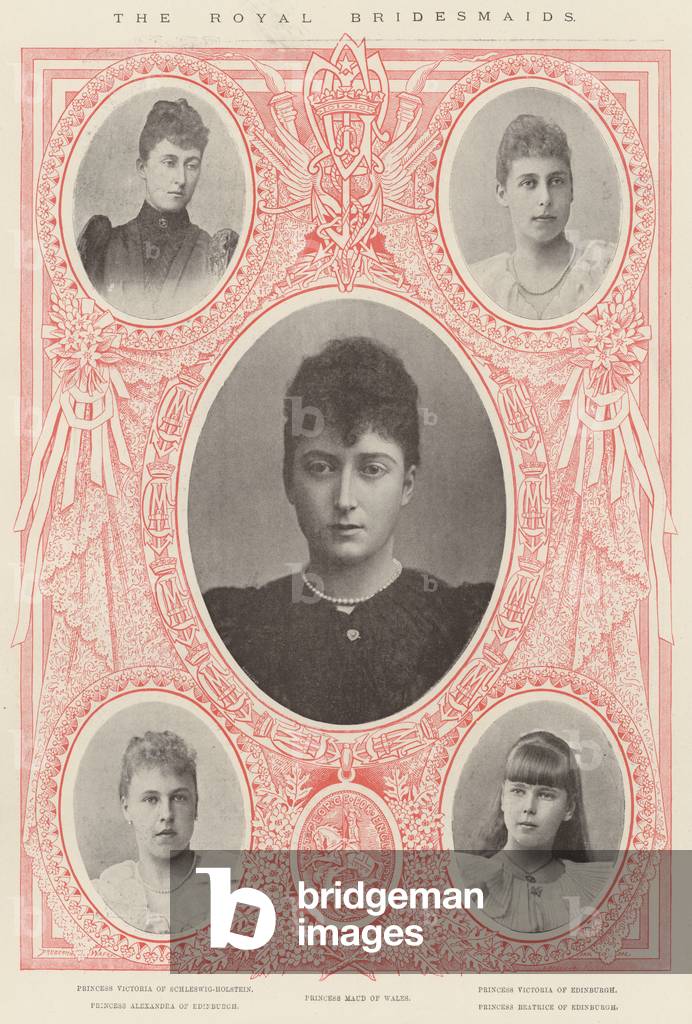 The Royal Bridesmaids (litho)