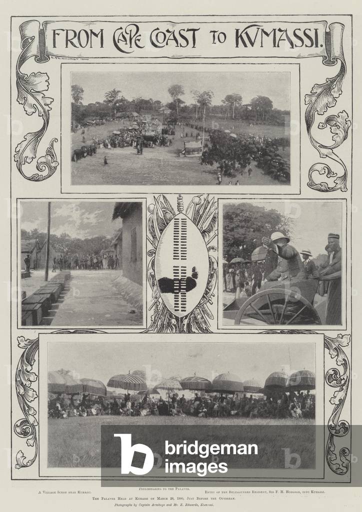 From Cape Coast to Kumassi (b/w photo)