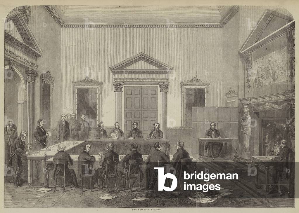 The New Indian Council (engraving)