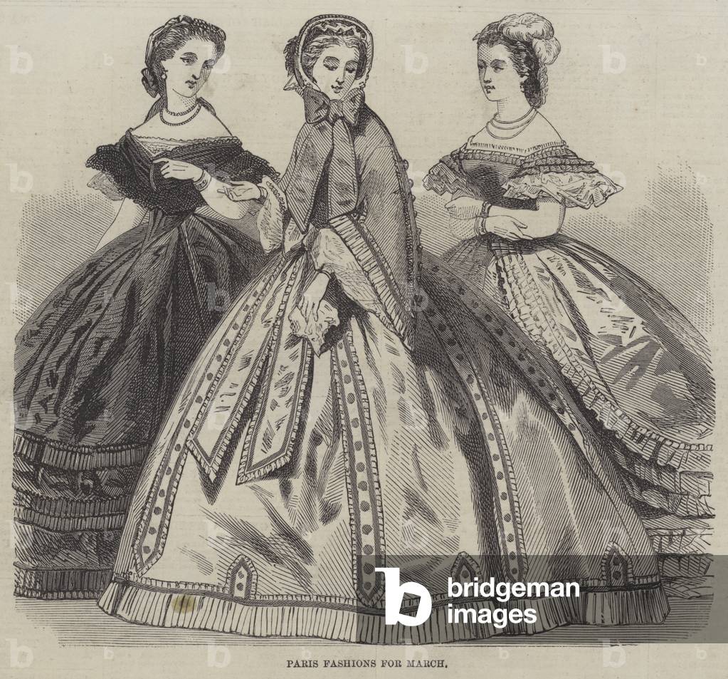 Paris Fashions for March (engraving)
