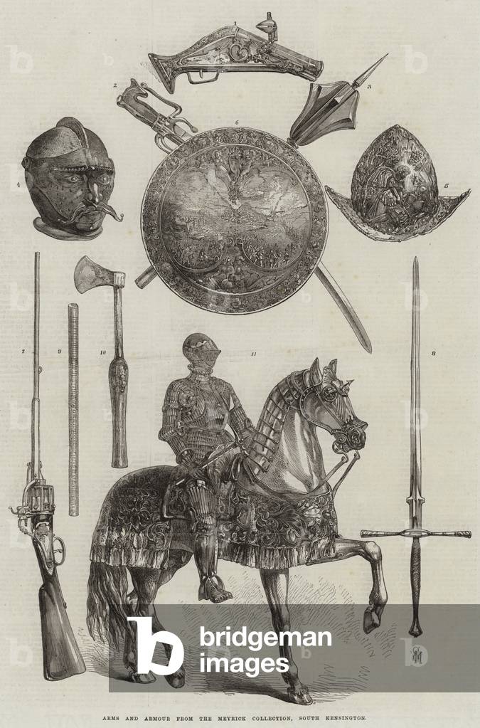 Arms and Armour from the Meyrick Collection, South Kensington (engraving)