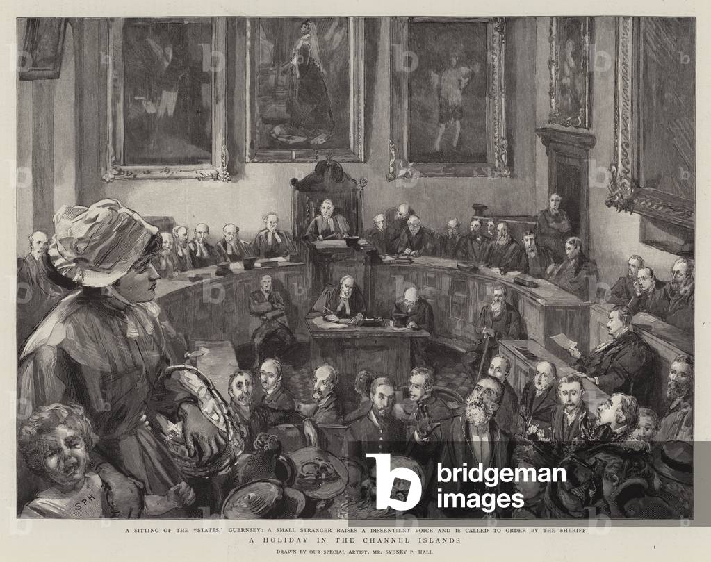 A Holiday in the Channel Islands (engraving)
