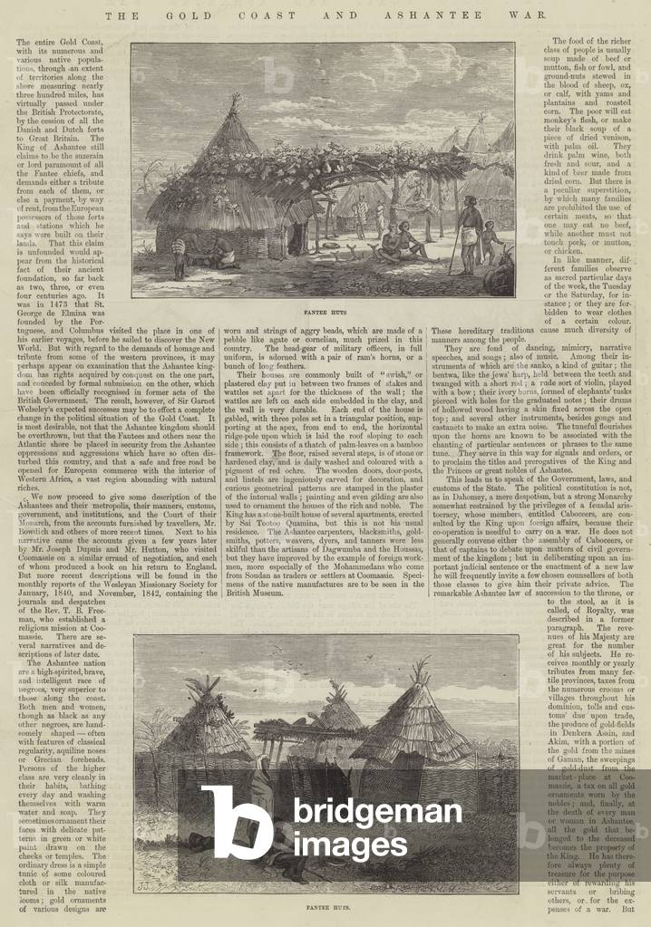 The Gold Coast and Ashantee War (engraving)