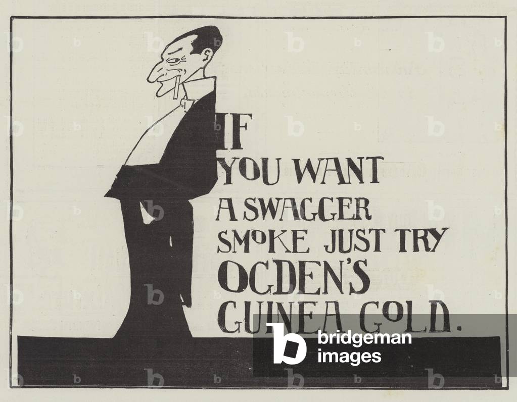 Advertisement, Ogden's Guinea Gold Cigarettes (engraving)