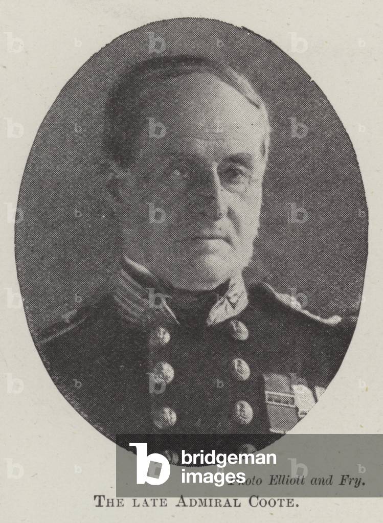 The late Admiral Coote (b/w photo)