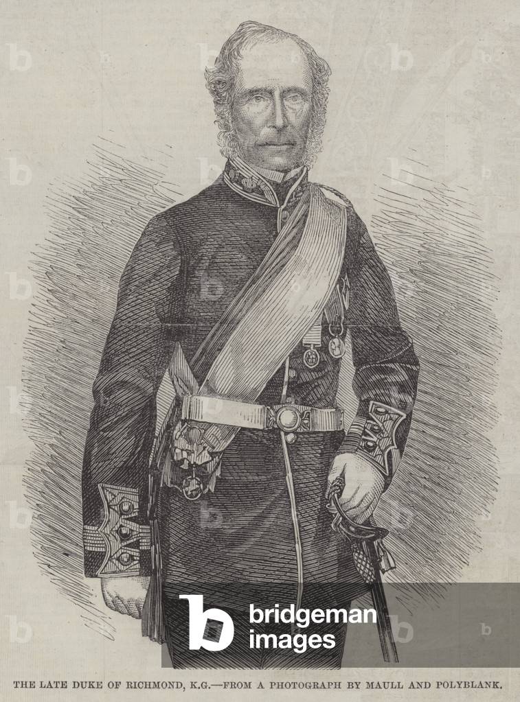 The late Duke of Richmond, KG (engraving)