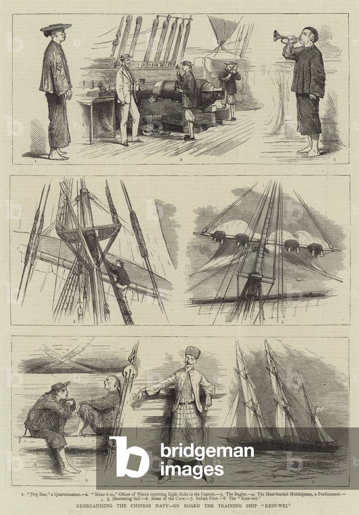 Reorganising the Chinese Navy, on Board the Training Ship 