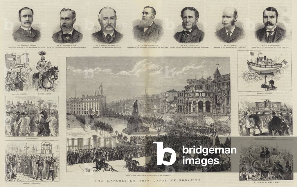 The Manchester Ship Canal Celebration (engraving)