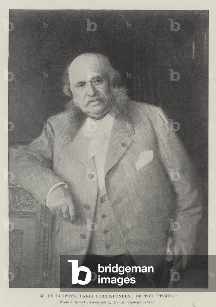 M de Blowitz, Paris Correspondent of the 