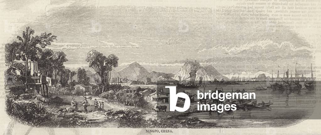 Ningpo, China (engraving)