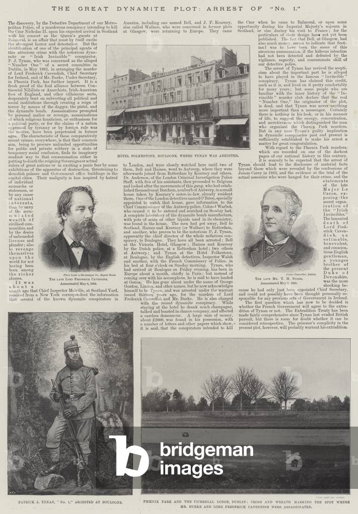 The Great Dynamite Plot, Arrest of 