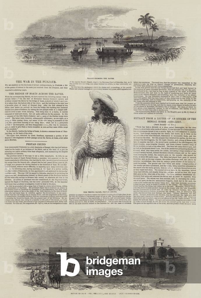 The War in the Punjaub (engraving)