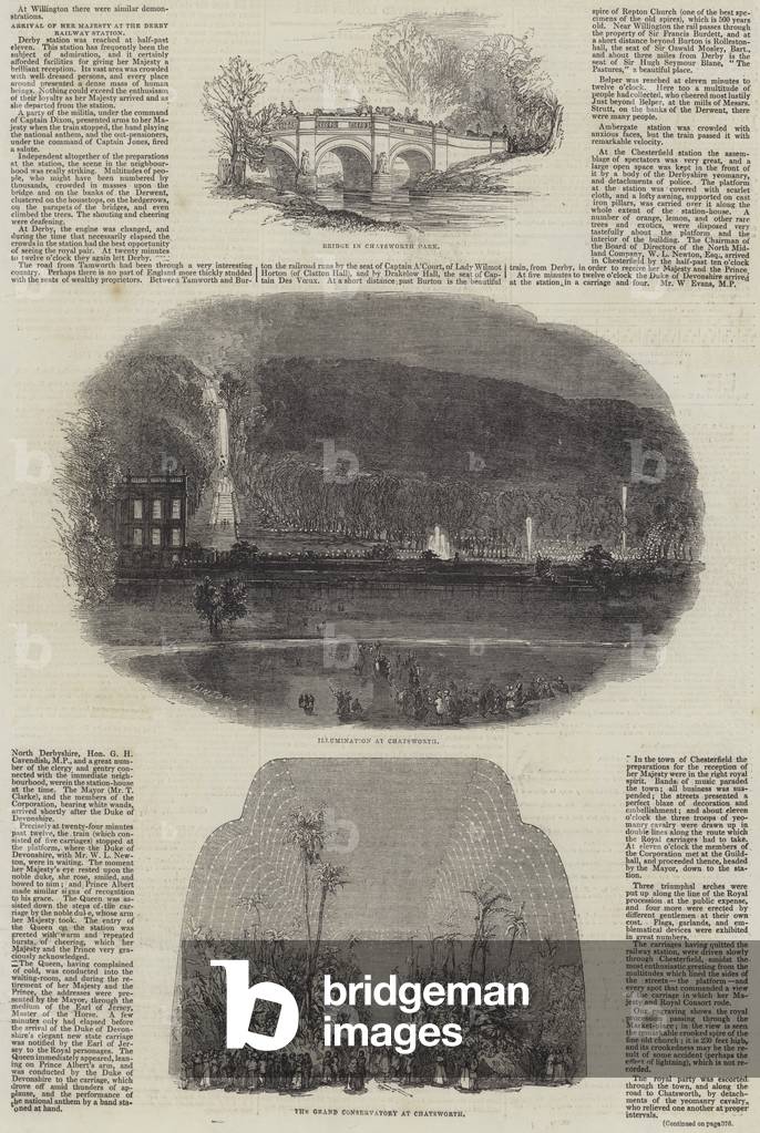 The Queen's Visit to the Midland Counties (engraving)