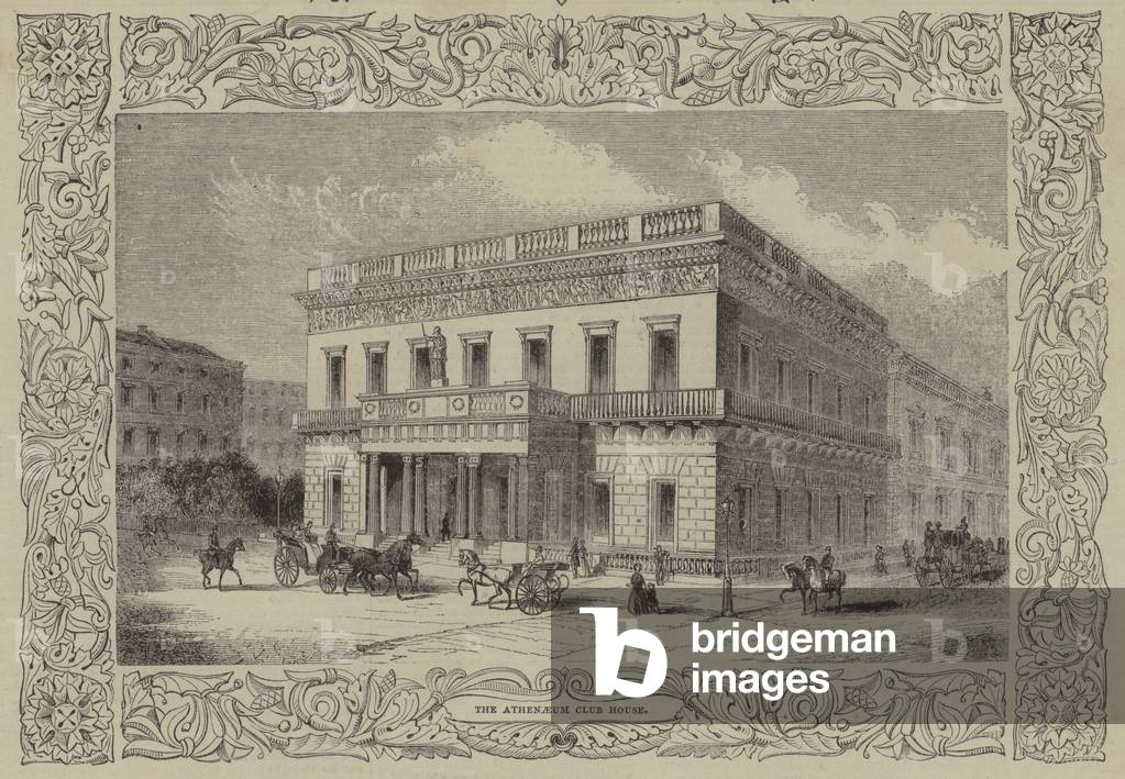The Athenaeum Club House, London (engraving)