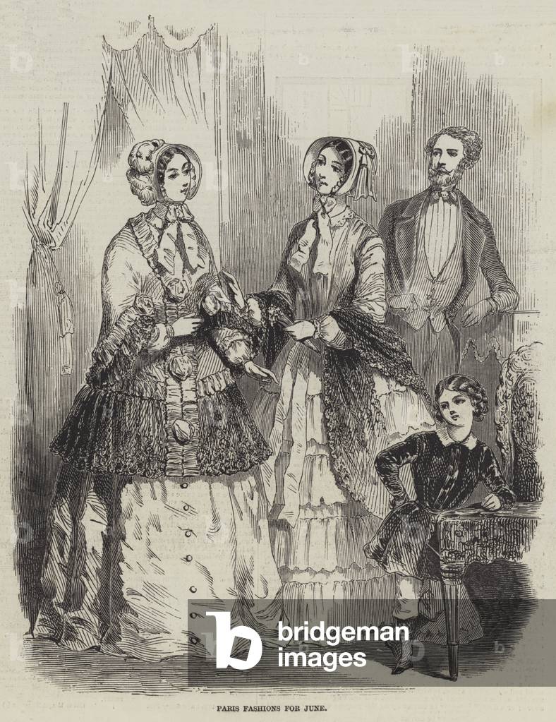 Paris Fashions for June (engraving)
