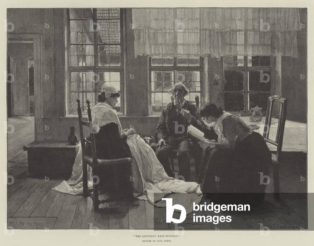 The Saturday Half-Holiday (engraving)