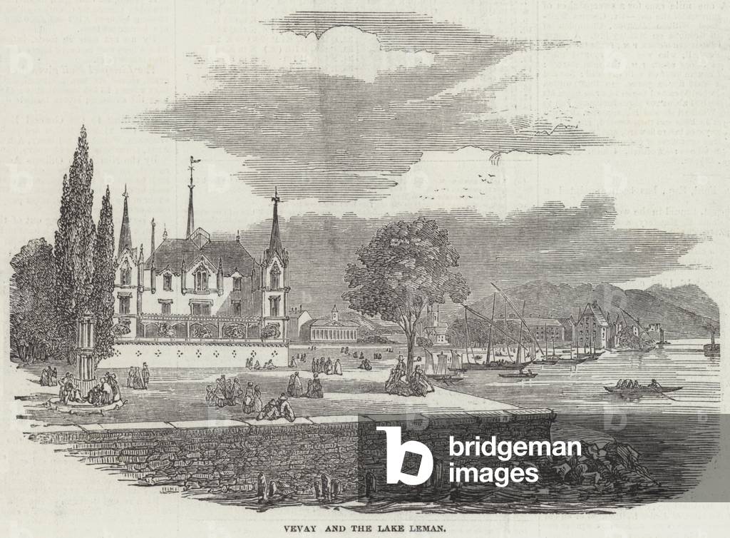 Vevay and the Lake Leman (engraving)