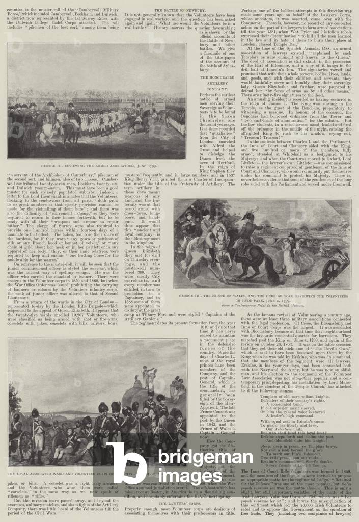 The Volunteer Centenary, 1799-1899 (litho)