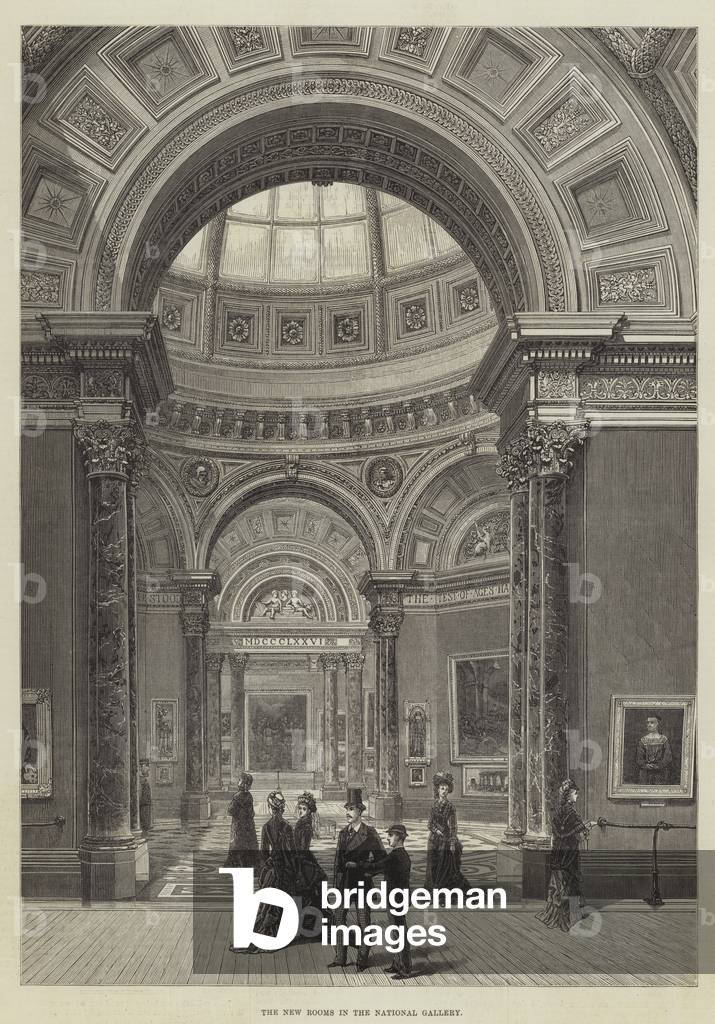 The New Rooms in the National Gallery (engraving)